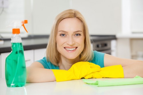 Local house cleaning visit in a Dulwich apartment building