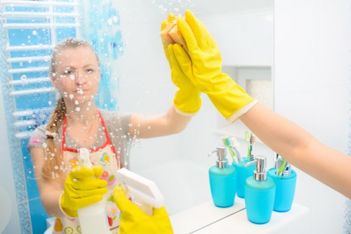 Waste handling and responsible disposal materials used during carpet cleaning service