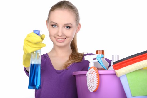 Office cleaning setup for a Dulwich workplace